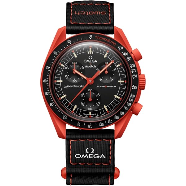 Omega x Swatch Moon, Swatch Mission To Mercury, Speedmaster, zwart